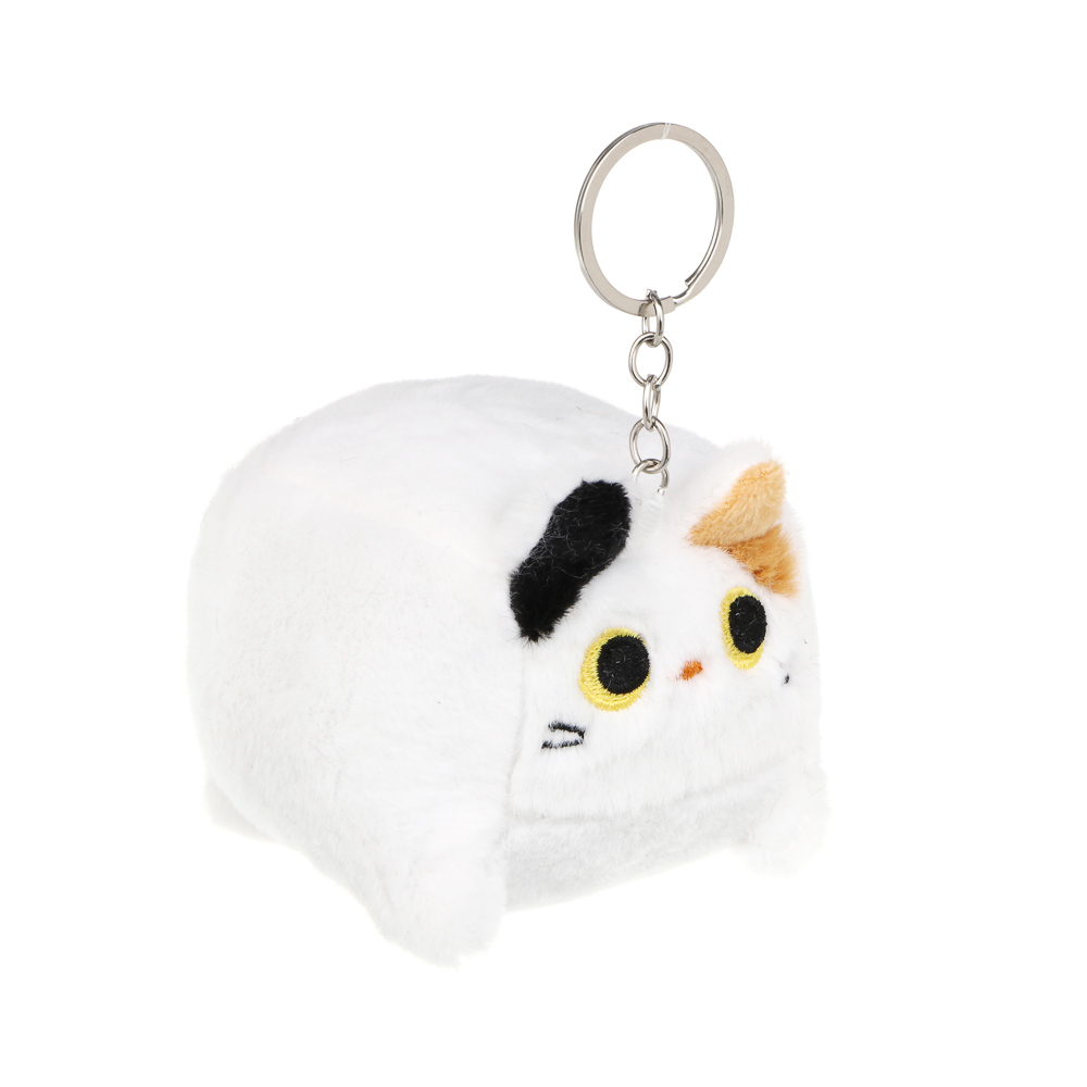 Брелок-подвес мягкий "Котокуб", полиэстер, металл, ИГРОЛЕНД, 1811-38, арт.№ 264-570