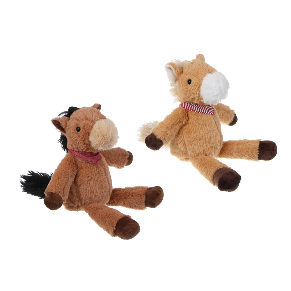 СНОУ БУМ Мягкий сувенир Лошадка 11x10x22 см, полиэстер, арт.№ 394-560