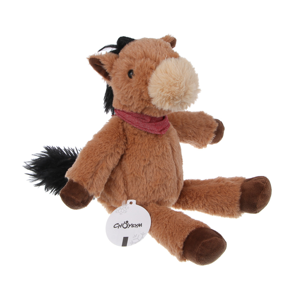 СНОУ БУМ Мягкий сувенир Лошадка 11x10x22 см, полиэстер, арт.№ 394-560