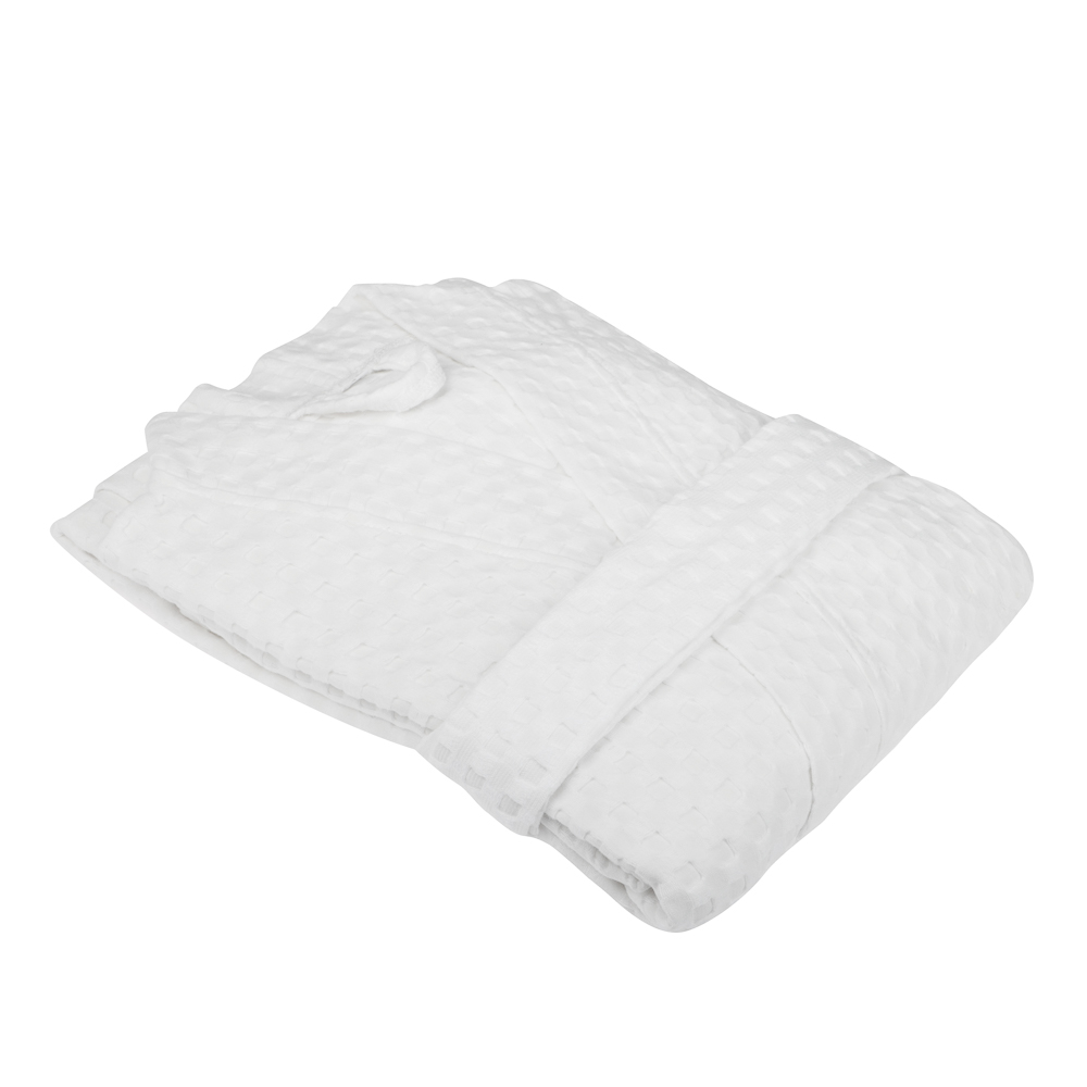 Халат вафельный one size PROVANCE Монблан, 100% хлопок, 300 г/м2, белый, арт.№ 484-200