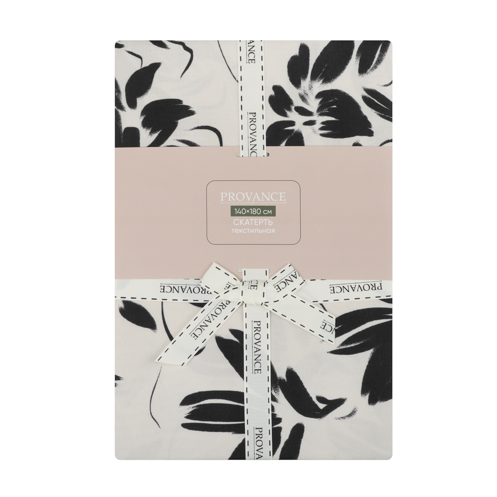 Скатерть текстильная 140x180 см PROVANCE Монблан, 100% полиэстер, арт.№ 435-189