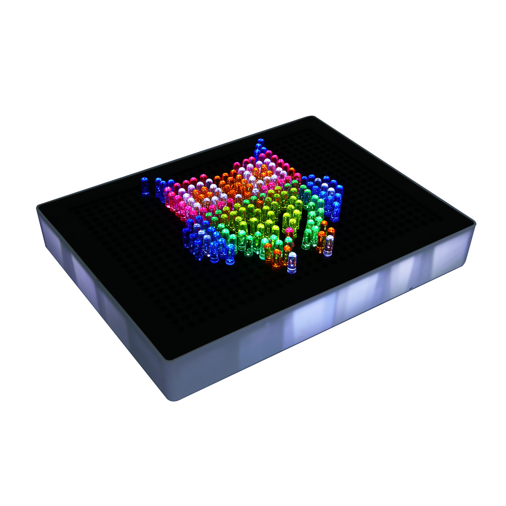 BY Планшет светящаяся 3D мозаика "Русские Супергерои", 29х4х18,5см, ABS, бумага, арт.№ 280-036