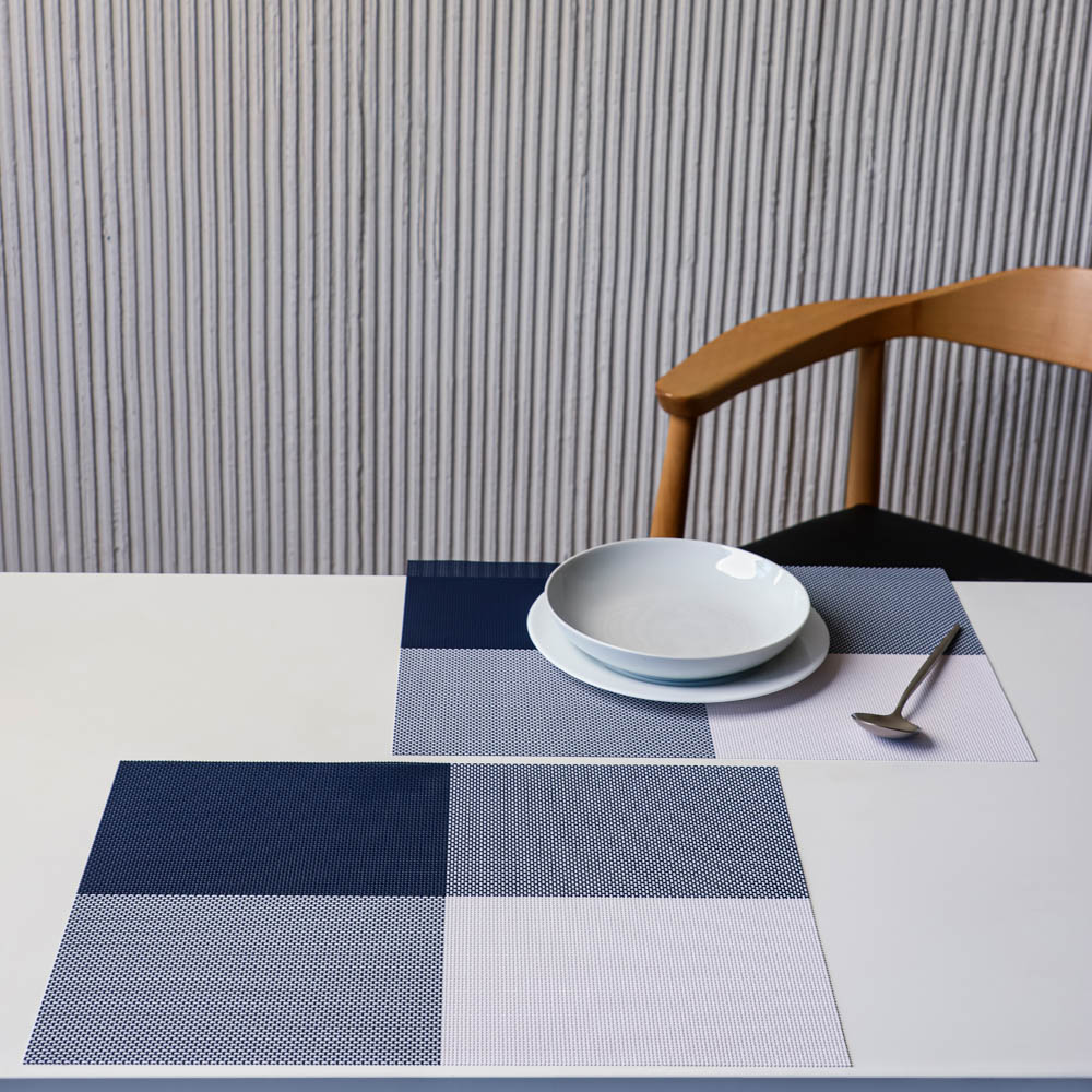 Набор салфеток сервировочных ПВХ, 2шт, 30x45см, "Графика", 4 цвета, арт.№ 890-355