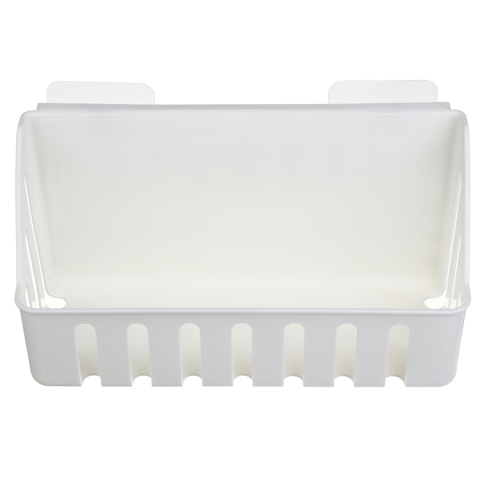 VETTA Classic Полка настенная прямоугольная, пластик, 28x11x7 см, молочный, арт.№ 478-291