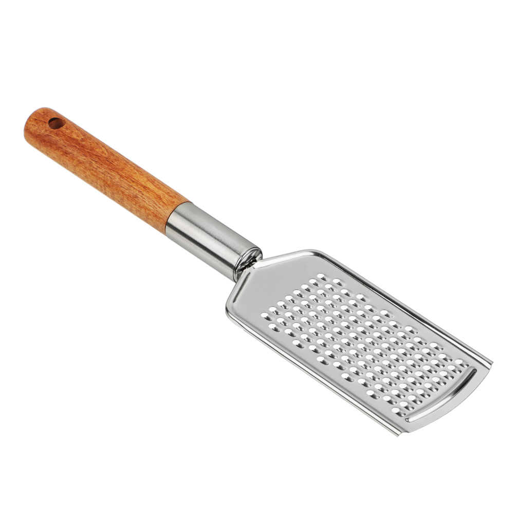 SATOSHI ЭКО Терка мелкая на ручке, 24.5х5.8см, нерж.сталь, бук, арт.№ 882-392