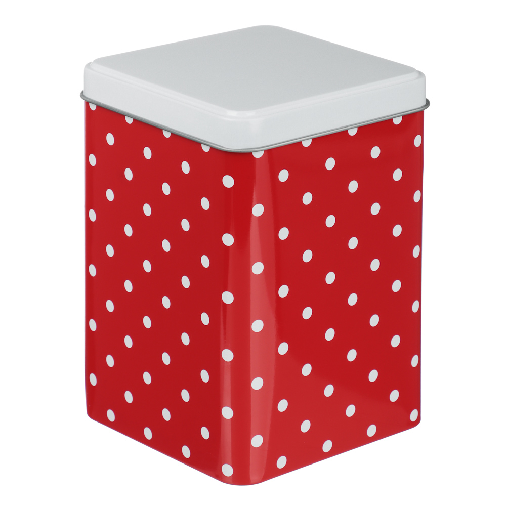 Банки для сыпучих продуктов тм VETTA, Горошек, 10x10x15см, жесть, арт.№ 828-361