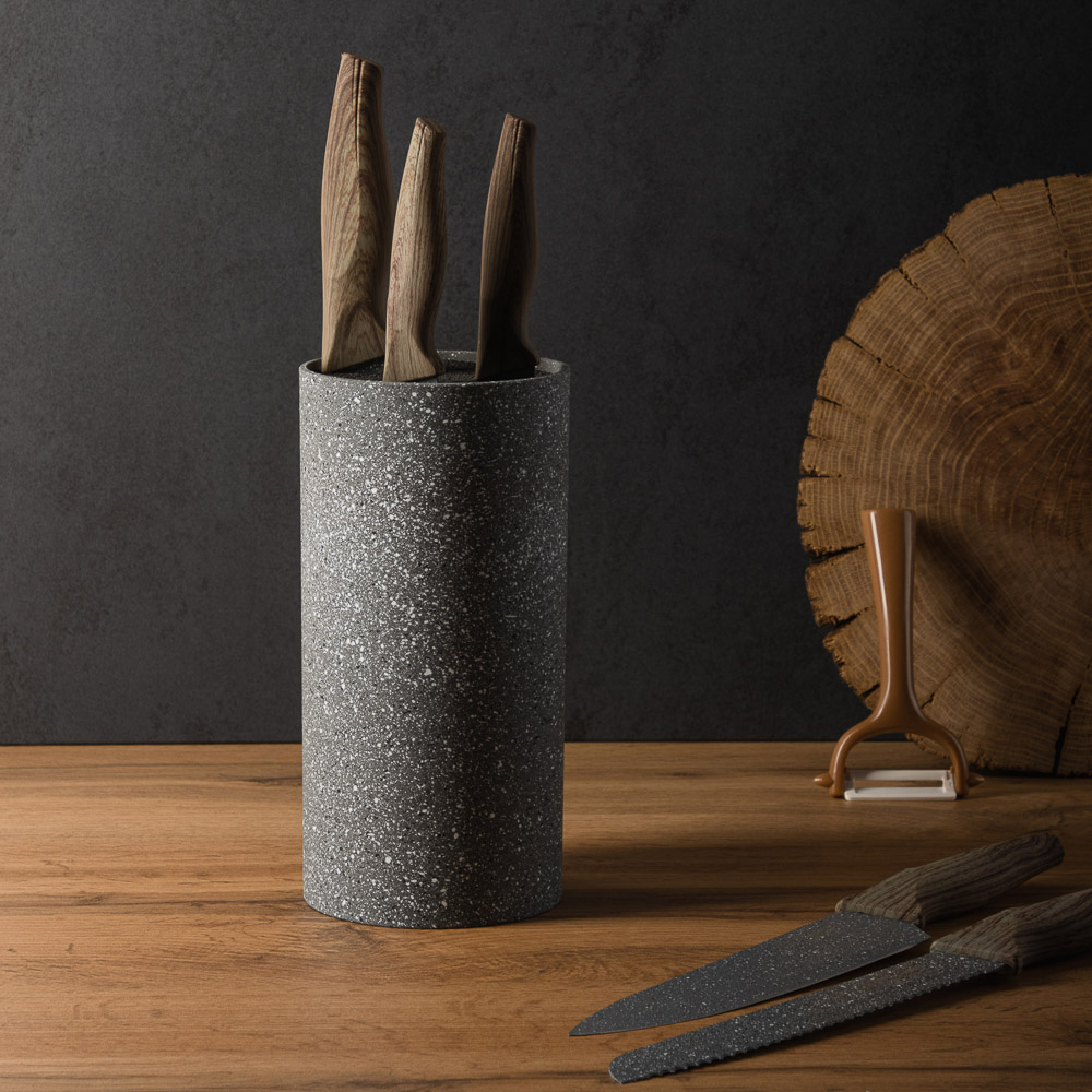 SATOSHI Алмаз Набор ножей кухонных 6пр, в магнитной коробке, арт.№ 803-087