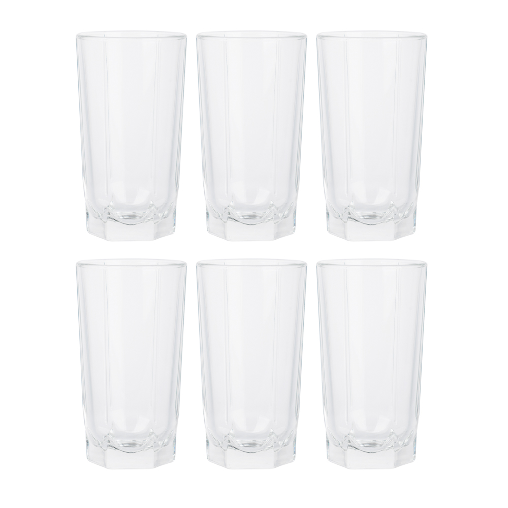 ОСЗ Стиль Набор стаканов высоких 6шт 280мл, стекло, арт.№ 878-663