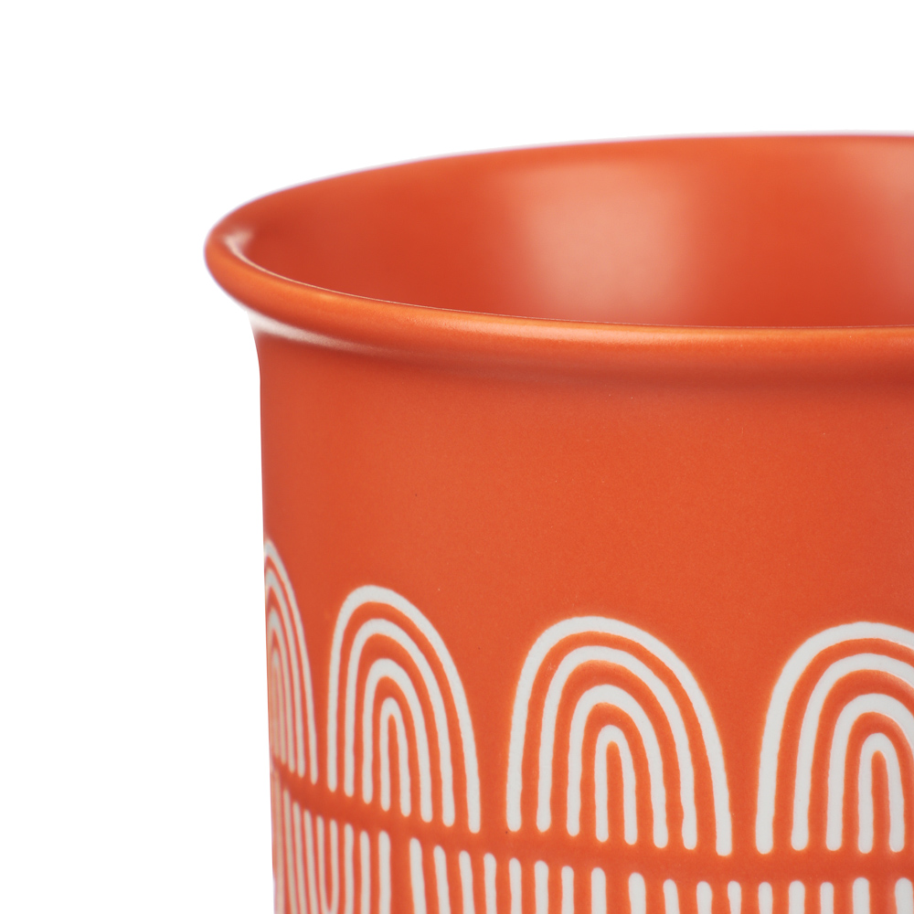 Кружка Ассорти тм MILLIMI, 370мл, 4 дизайна, фарфор, арт.№ 806-502