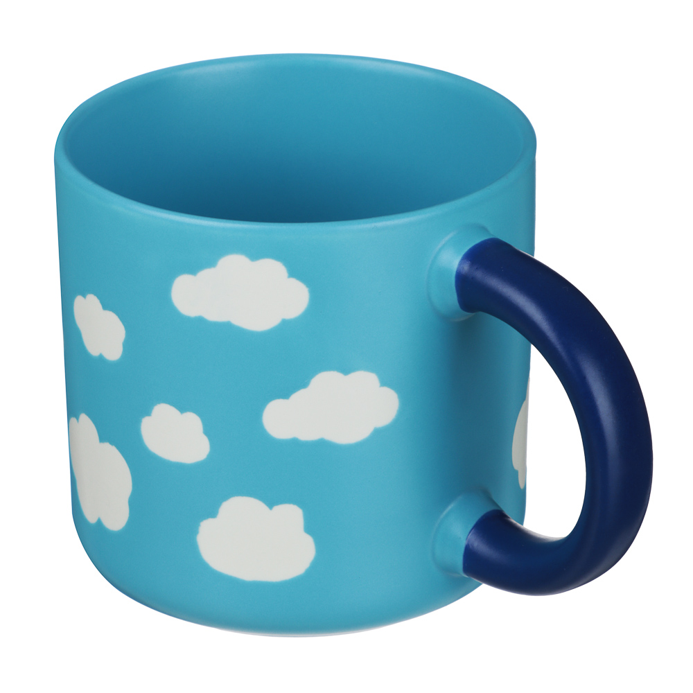 Кружка Софт тм MILLIMI, 440мл, 3 дизайна, фарфор, арт.№ 806-503