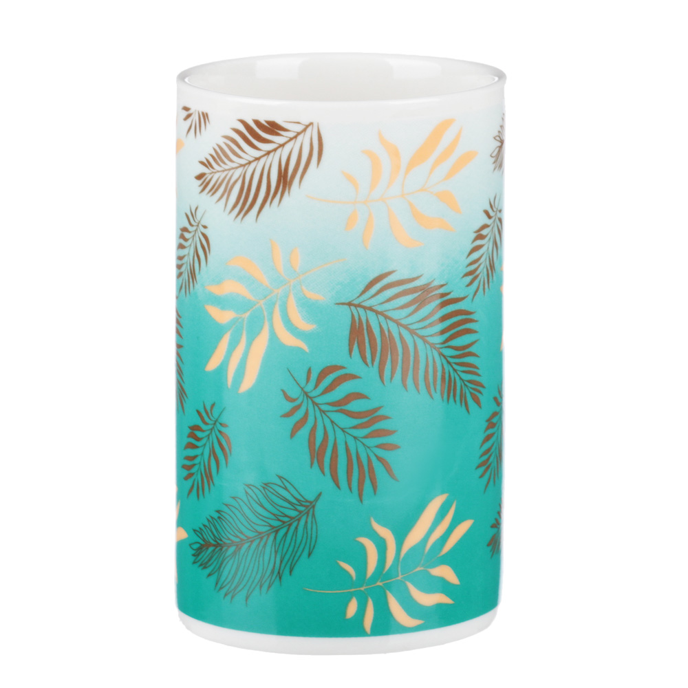 VETTA Стакан для ванной комнаты "Золотая лира", керамика, 2 диз., арт.№ 463-928