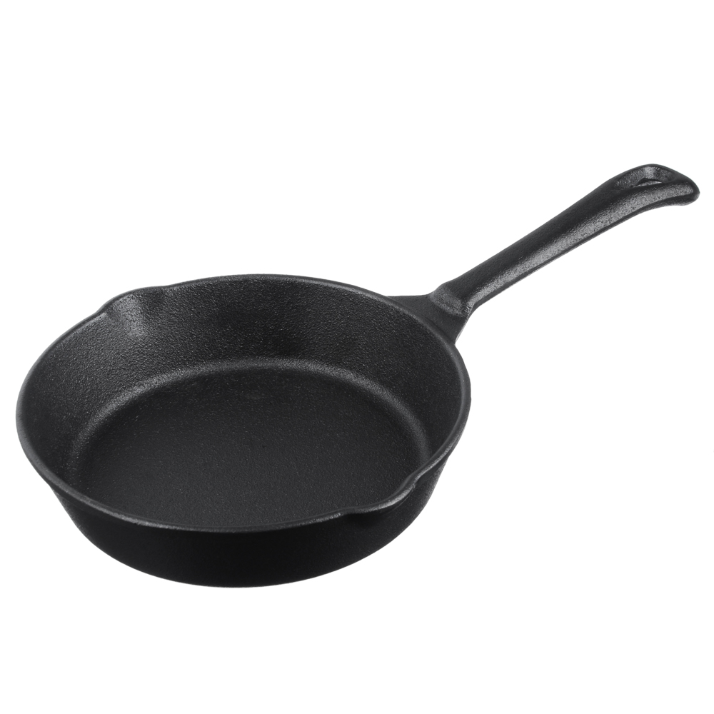 VETTA Сковорода чугун, 2 слива, d15,5см, индукция, арт.№ 808-001