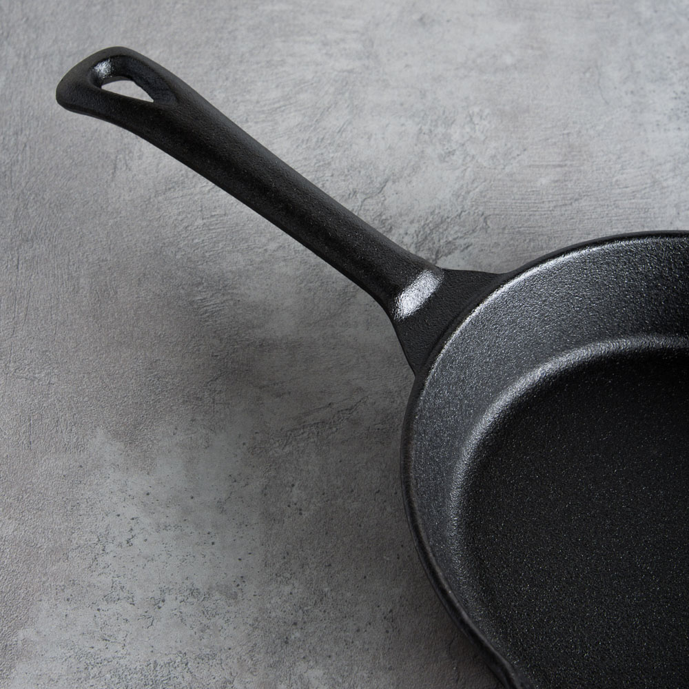 VETTA Сковорода чугун, 2 слива, d15,5см, индукция, арт.№ 808-001