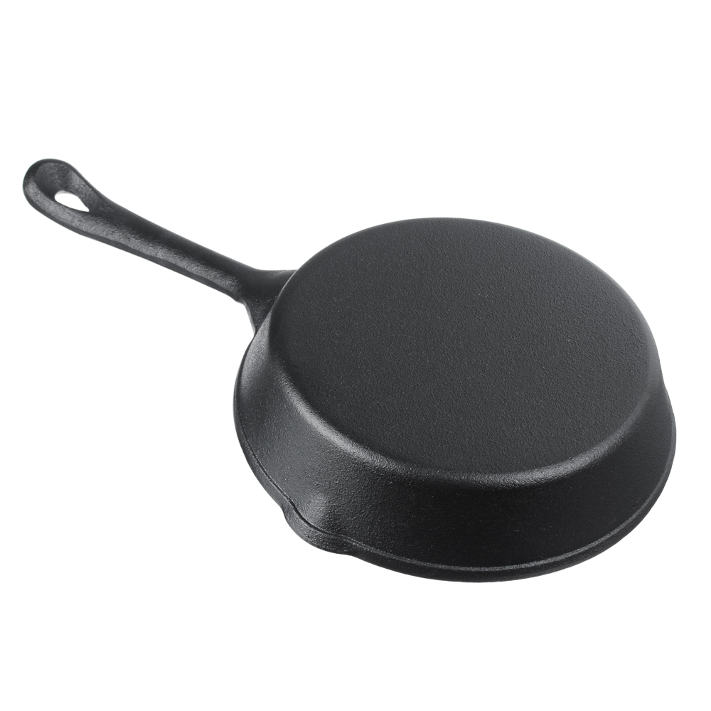 VETTA Сковорода чугун, 2 слива, d15,5см, индукция, арт.№ 808-001