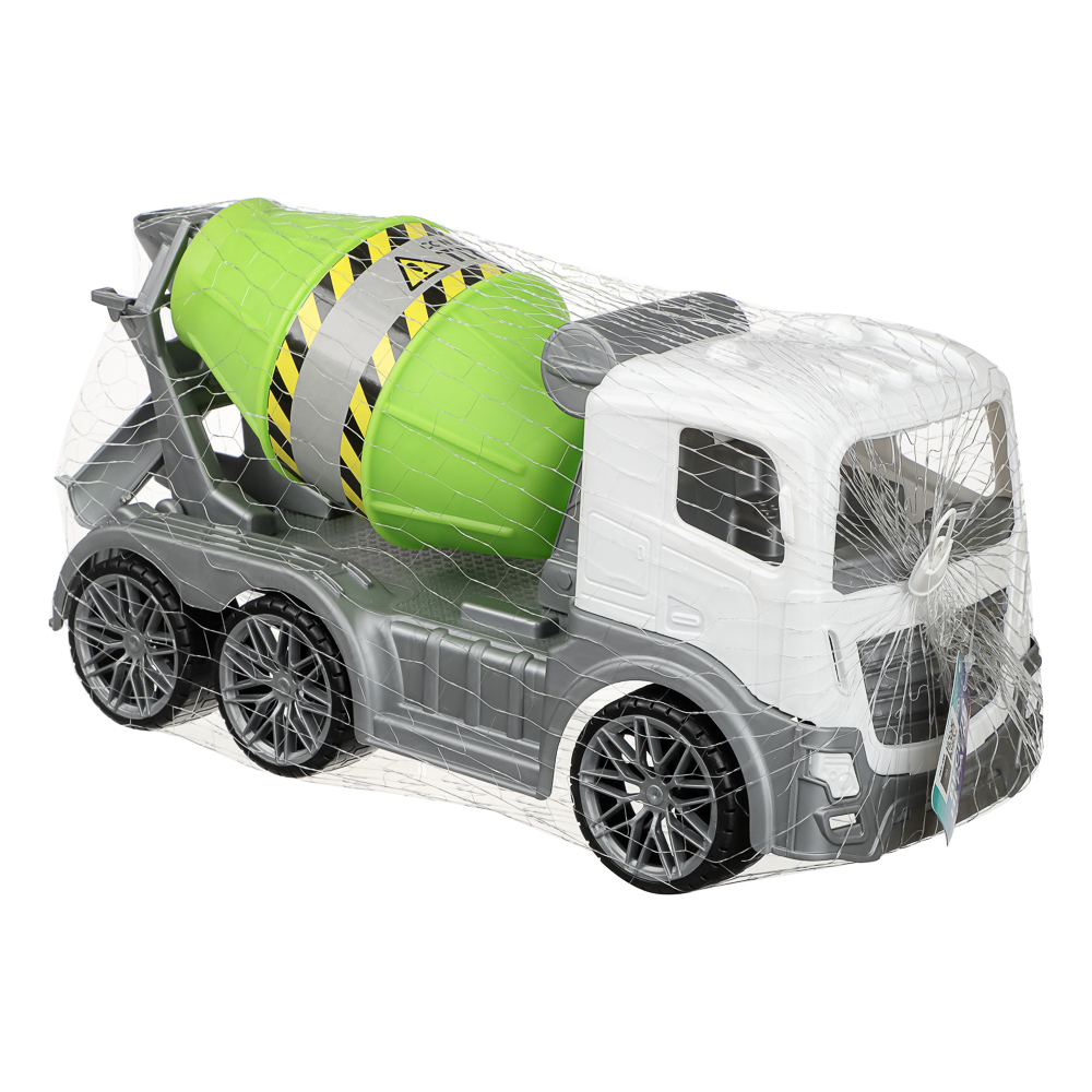 Бетономешалка игрушечная тм ИГРОЛЕНД, пластик, 43х19х18 см, для детей 3+, арт.№ 292-499