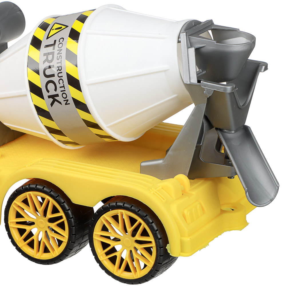 Бетономешалка игрушечная тм ИГРОЛЕНД, пластик, 43х19х18 см, для детей 3+, арт.№ 292-499
