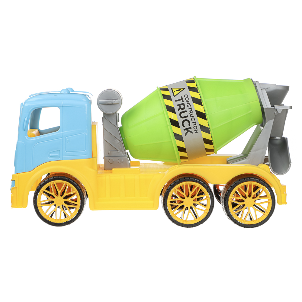 Бетономешалка игрушечная тм ИГРОЛЕНД, пластик, 43х19х18 см, для детей 3+, арт.№ 292-499