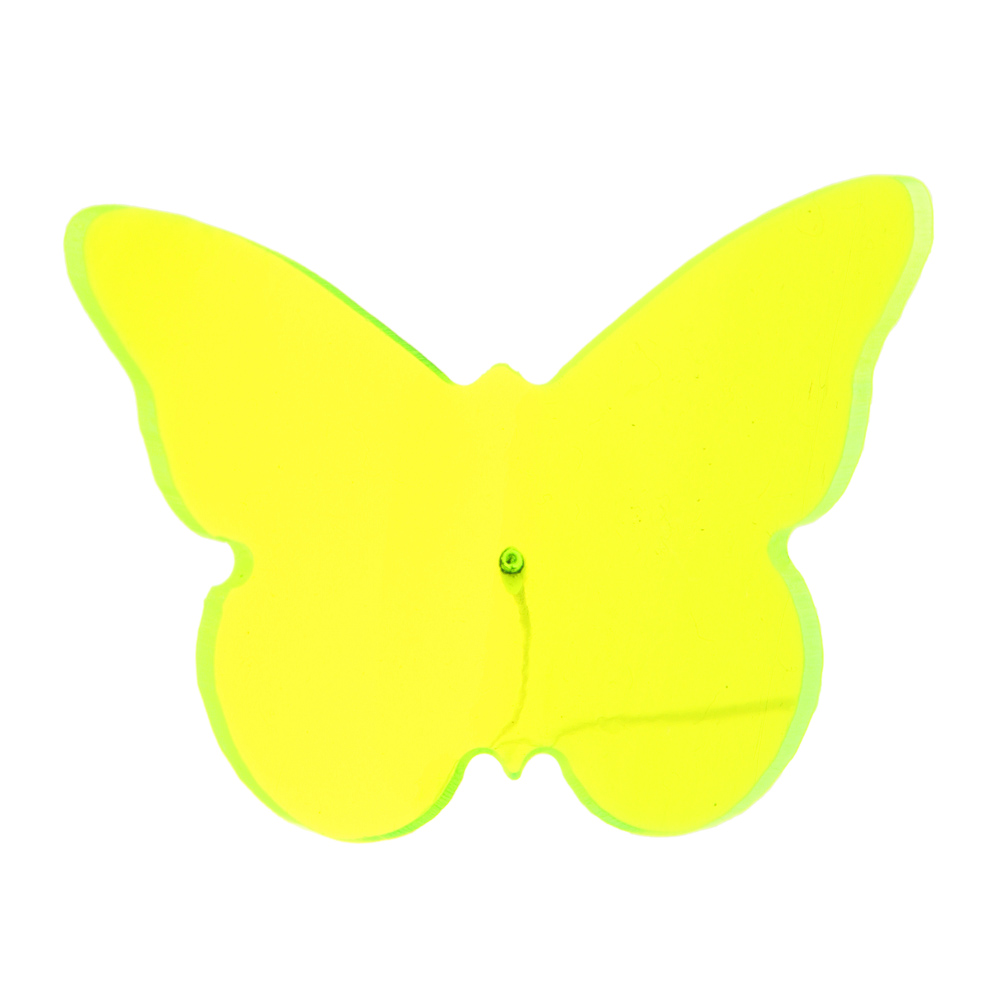 INBLOOM Фигурка декоративная на стержне Бабочка 5,5x5,5x50см, акрил, металл, арт.№ 153-014