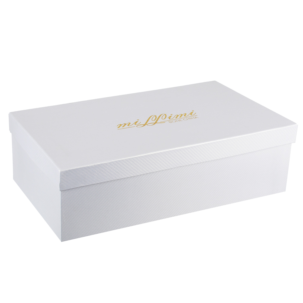 MILLIMI Роскошь Набор чайный 14 пр., чашка 290мл, чайник 1150мл, сахарница 380мл, кост. фрф, арт.№ 802-001