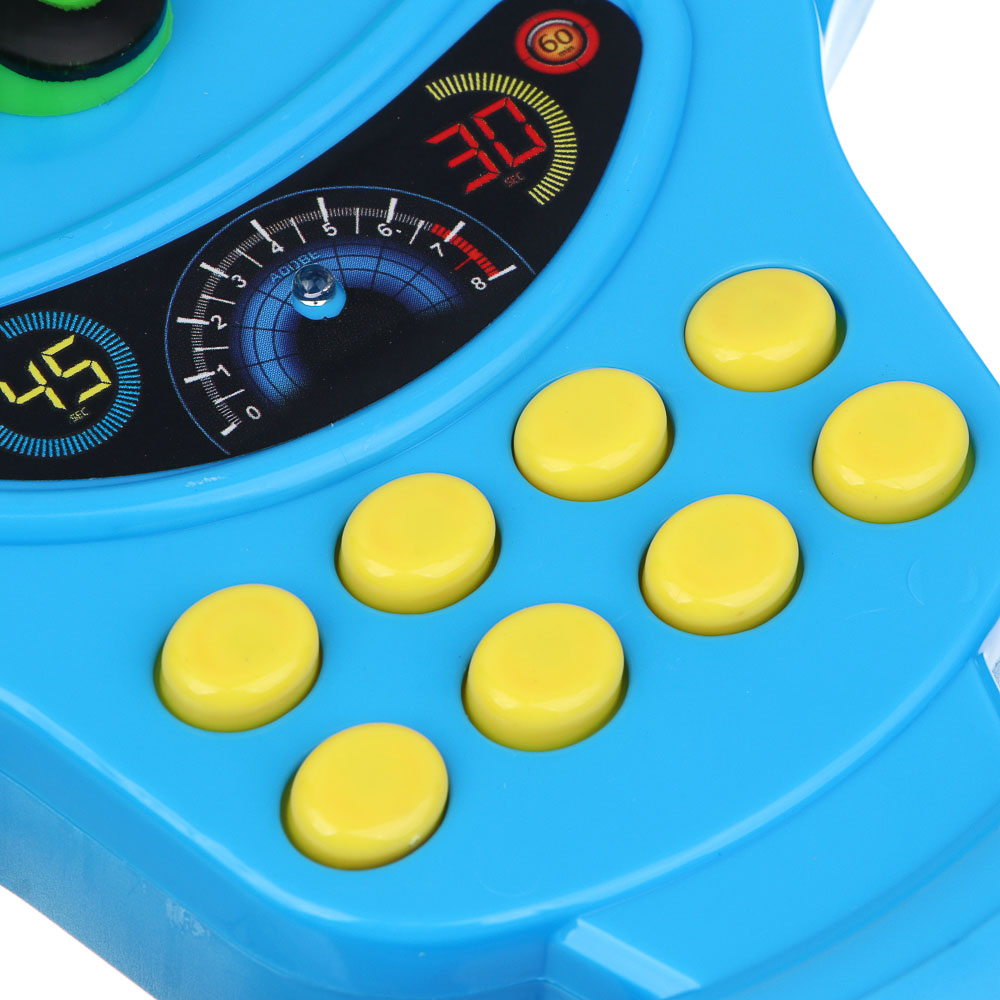 ИГРОЛЕНД Игрушка электронная Руль, свет, звук, ABS, 2хАА, 17,5х17х4см, ZY384010, арт.№ 262-393