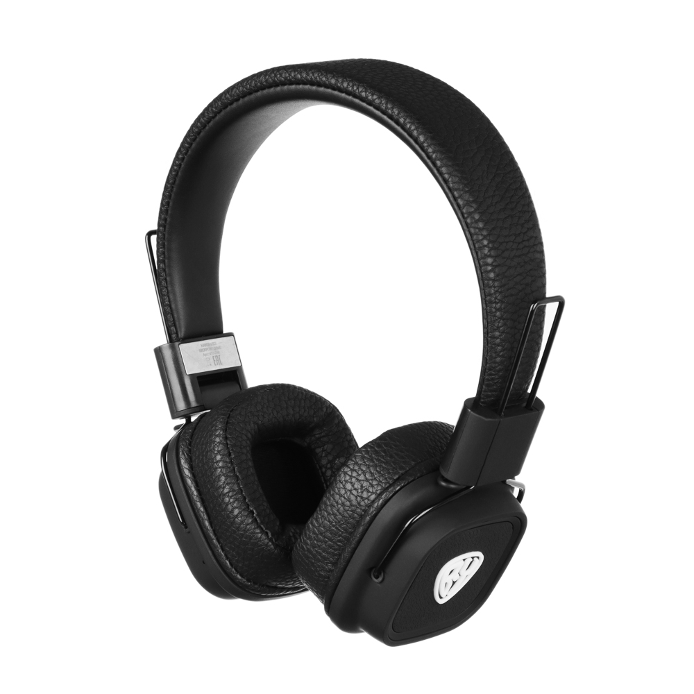 Наушники беспроводные накладные BY Solo, кожаное оголовье, 400мАч, BT5.0, арт.№ 410-238