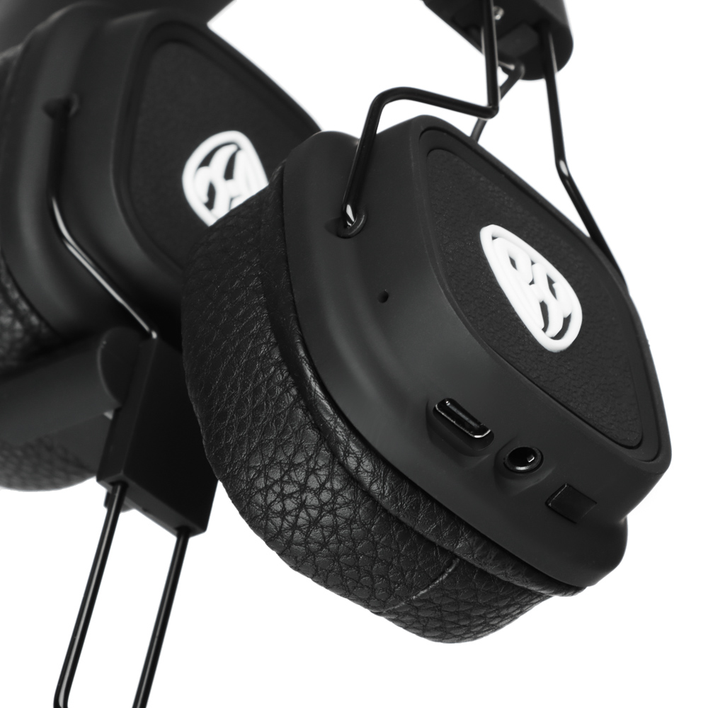 Наушники беспроводные накладные BY Solo, кожаное оголовье, 400мАч, BT5.0, арт.№ 410-238