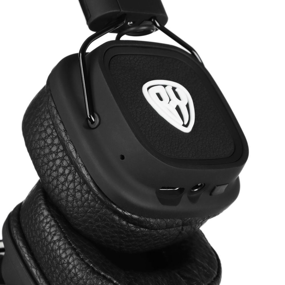 Наушники беспроводные накладные BY Solo, кожаное оголовье, 400мАч, BT5.0, арт.№ 410-238