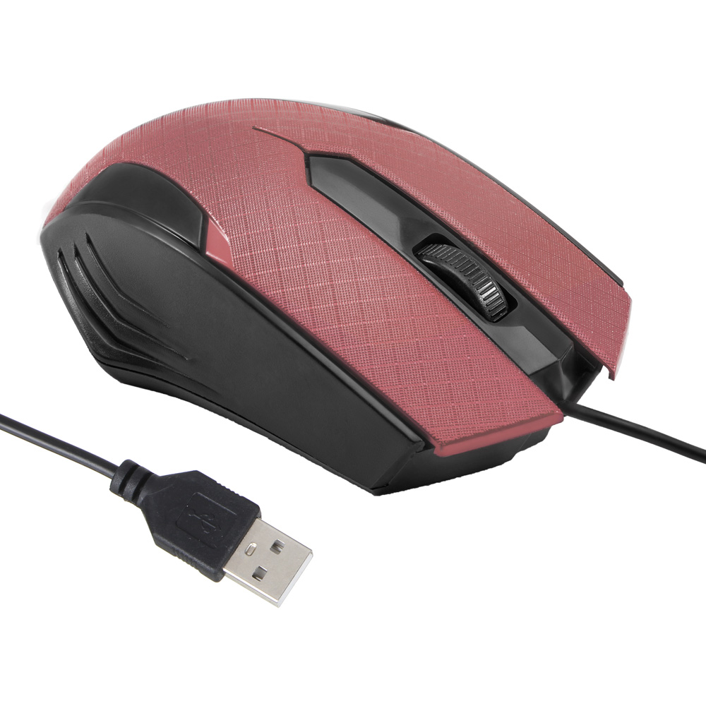 Компьютерная мышь проводная FORZA, 1200DPI, длина провода 125см, 3 цвета, арт.№ 916-047