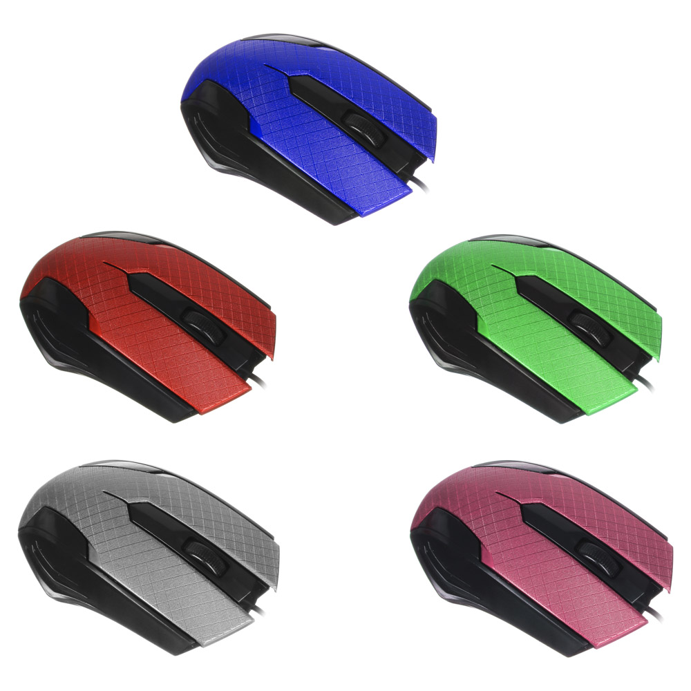 Компьютерная мышь проводная FORZA, 1200DPI, длина провода 125см, 3 цвета, арт.№ 916-047