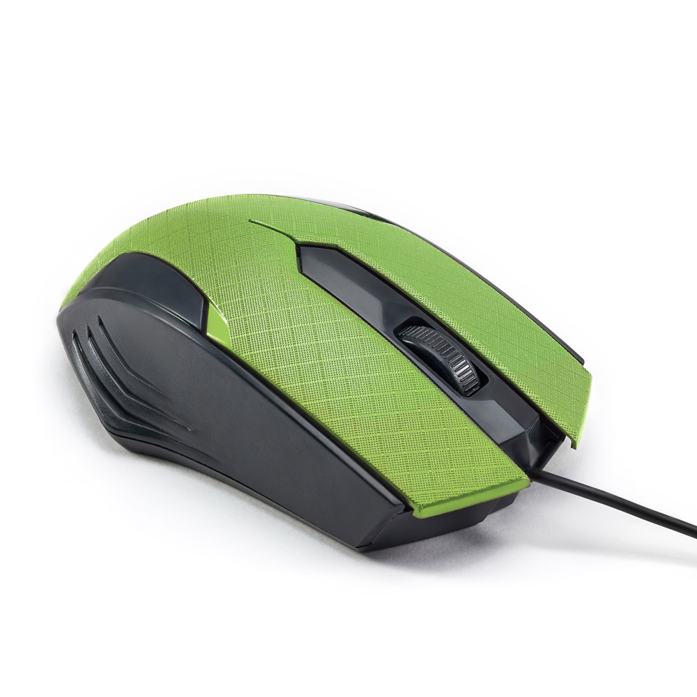 Компьютерная мышь проводная FORZA, 1200DPI, длина провода 125см, 3 цвета, арт.№ 916-047