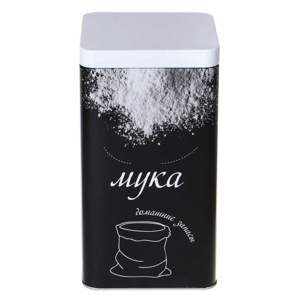 Банка для муки 17x10x10см, жесть, арт.№ 828-368