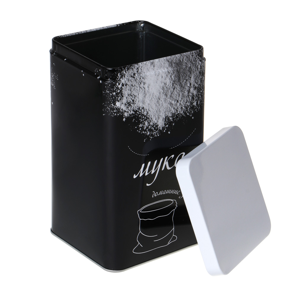Банка для муки 17x10x10см, жесть, арт.№ 828-368