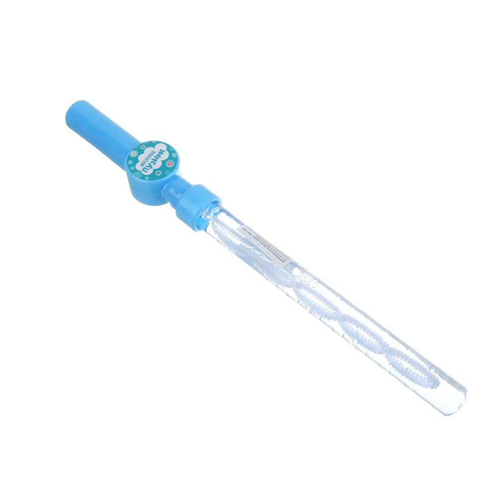 ИГРОЛЕНД Мыльные пузыри с ручкой, 110мл, ABS, PVC, мыльный р-р, 48х7х7см, 4 цвета, арт.№ 460-001