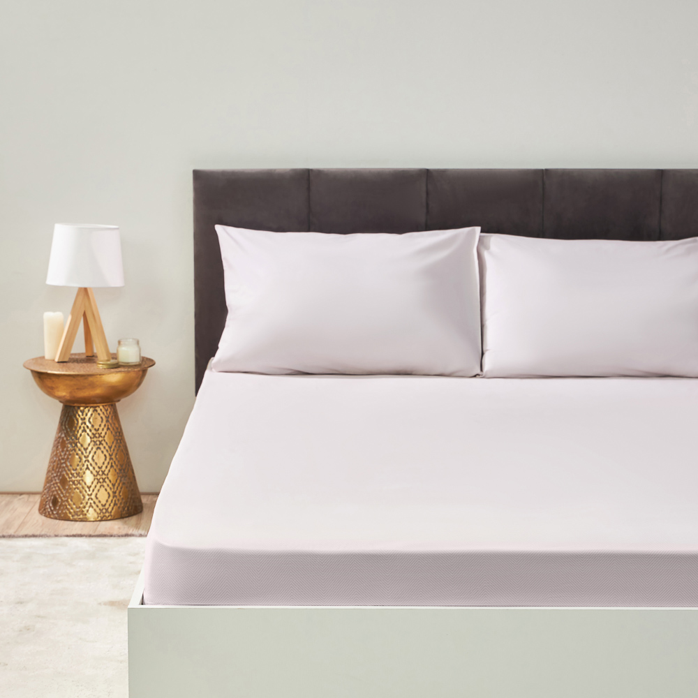 PROVANCE Фрэя Простыня на резинке 180х200х20см, 100% хлопок, поплин, серый, арт.№ 432-272