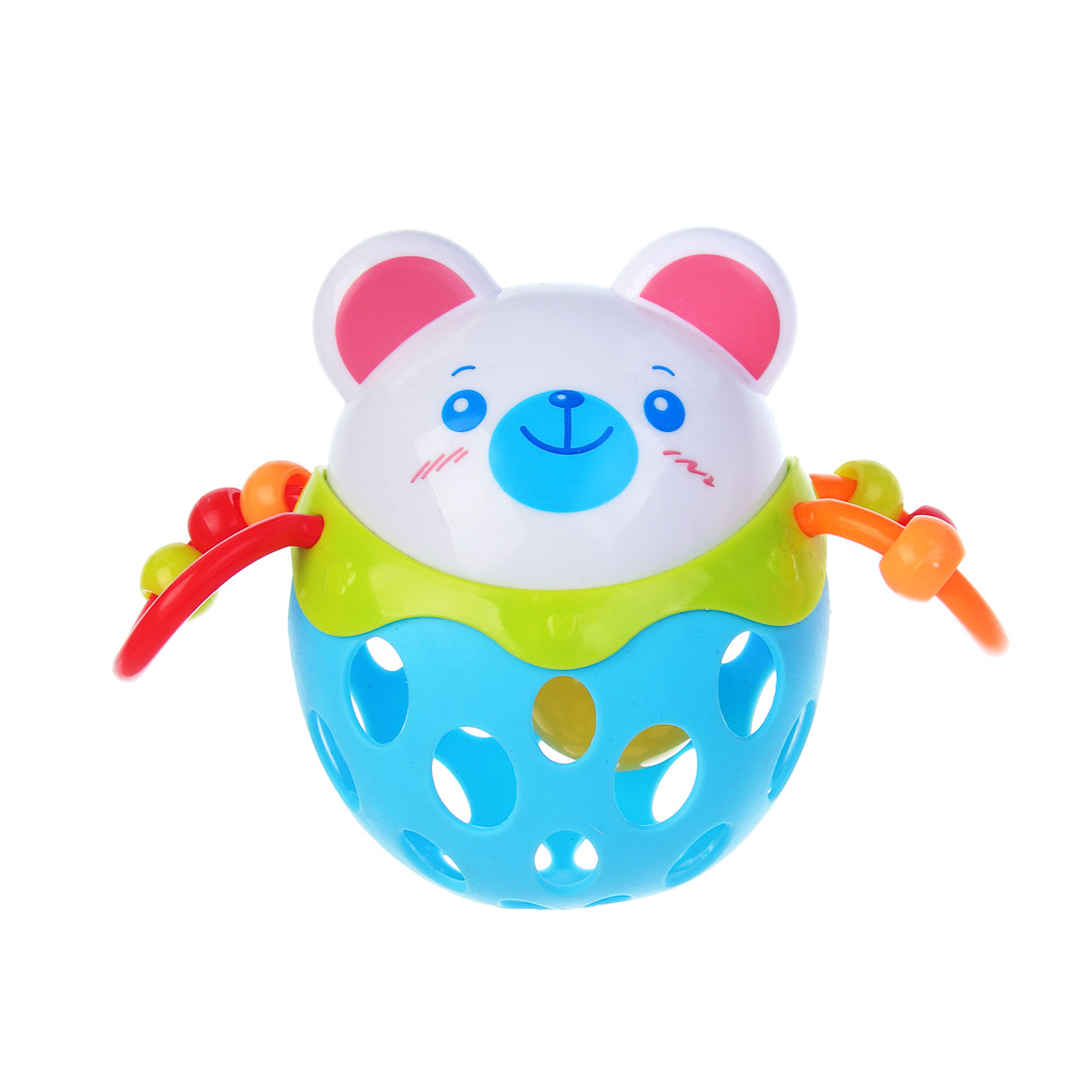 Игрушка развивающая для малышей "Медвежонок", PP, TPE, 14х7х10.5см, арт.№ 889-102