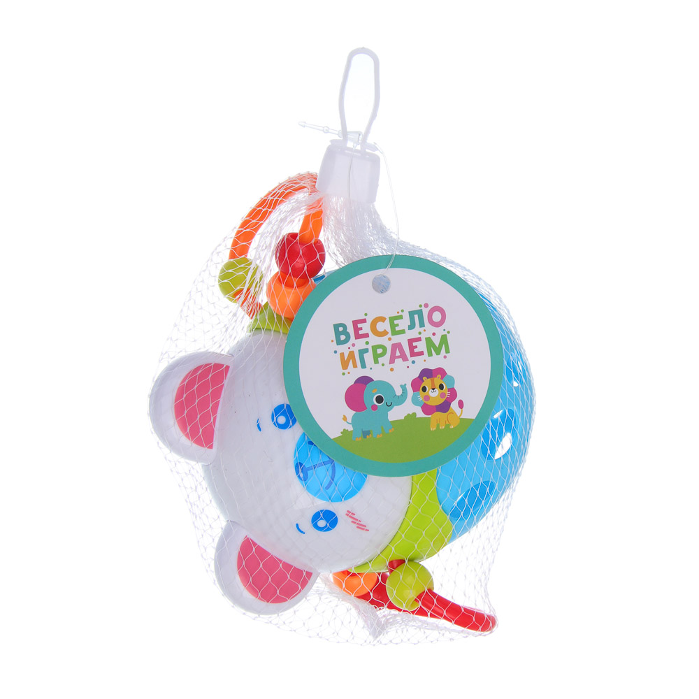 Игрушка развивающая для малышей "Медвежонок", PP, TPE, 14х7х10.5см, арт.№ 889-102
