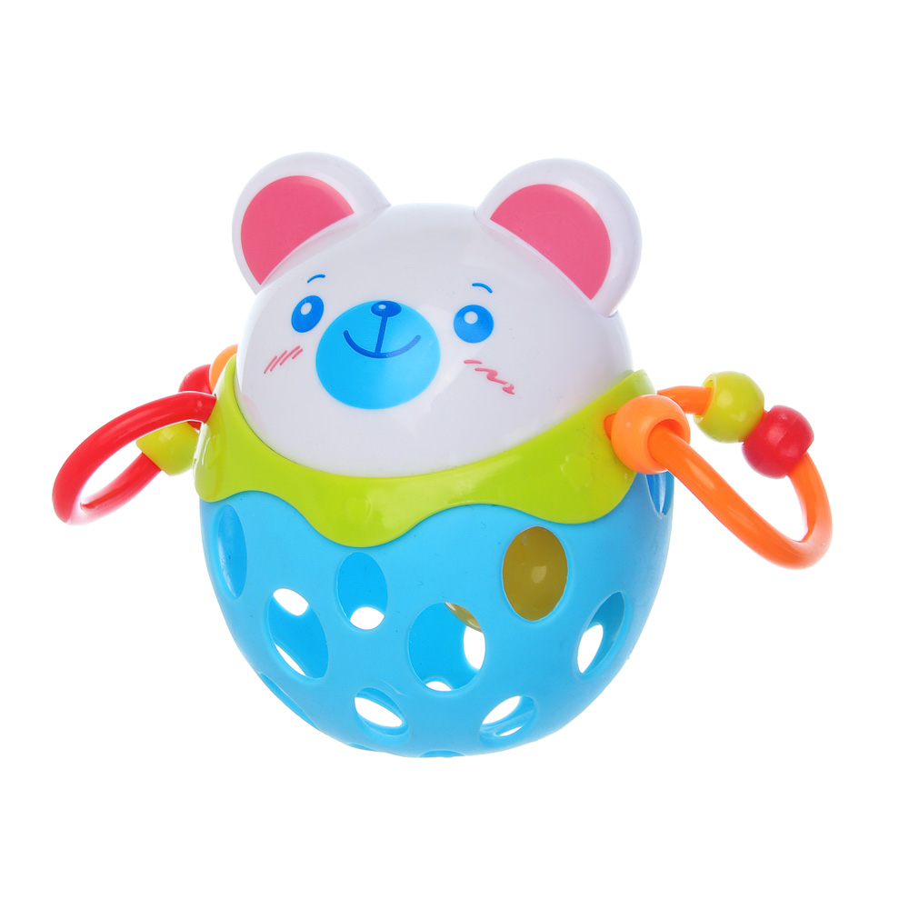Игрушка развивающая для малышей "Медвежонок", PP, TPE, 14х7х10.5см, арт.№ 889-102