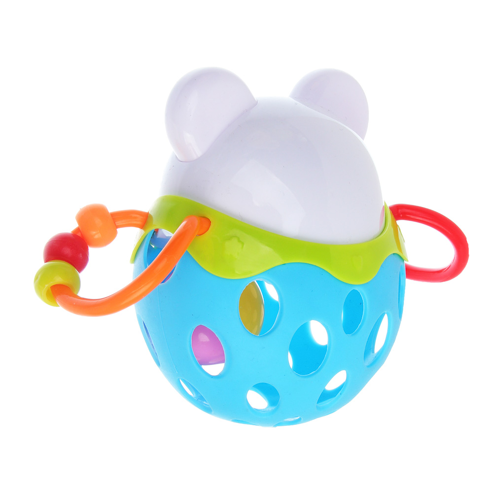 Игрушка развивающая для малышей "Медвежонок", PP, TPE, 14х7х10.5см, арт.№ 889-102