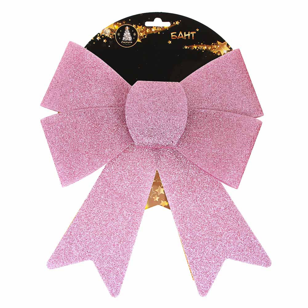 СНОУ БУМ Бант 17x22см, ПВХ, 5 цветов, арт.№ 379-146