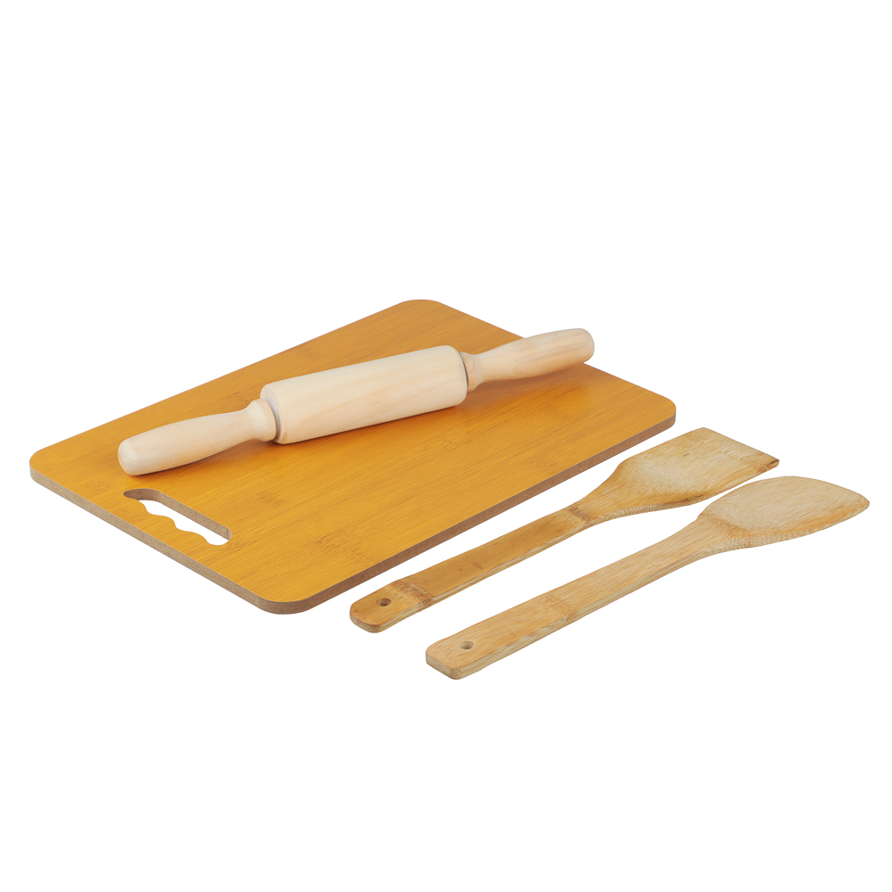 Набор доска и кухонные аксессуары тм VETTA, бамбук, арт.№ 883-111