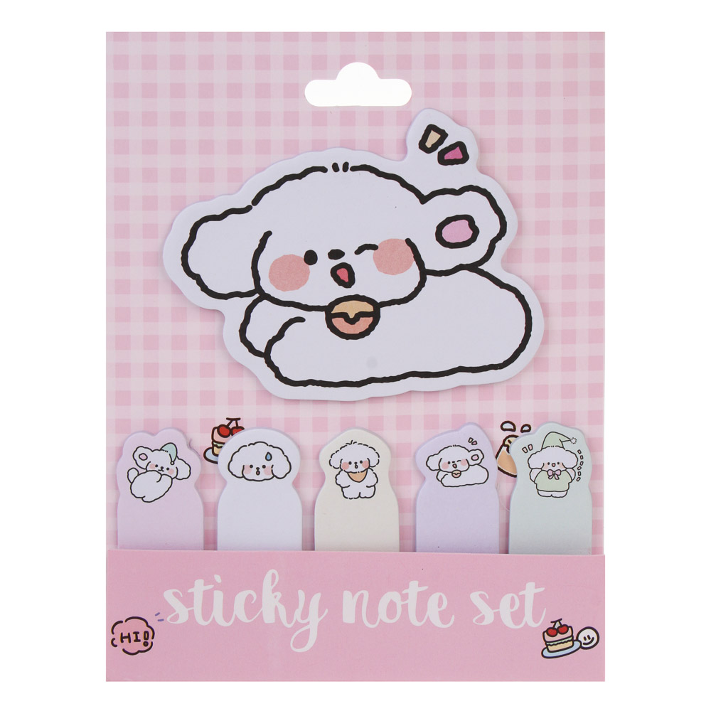 Набор бумаги с клеевым краем фигурный "Минисо Стайл", 20л, уп. 12х15,6см, 4 дизайна, арт.№ 557-143