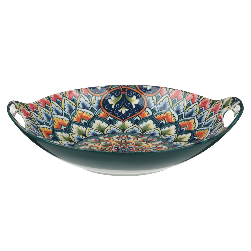 Блюдо с ручками 22х20х5см, тм MILLIMI Ориентал, керамика, арт.№ 824-316