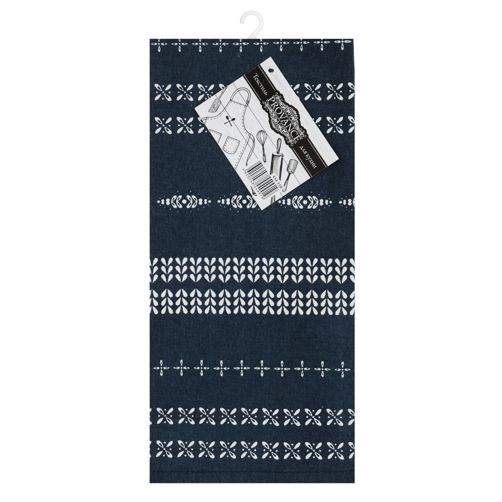 PROVANCE Нэви Полотенце кухонное, 40х60см, 100% хлопок, узор, 2 дизайна, арт.№ 434-159