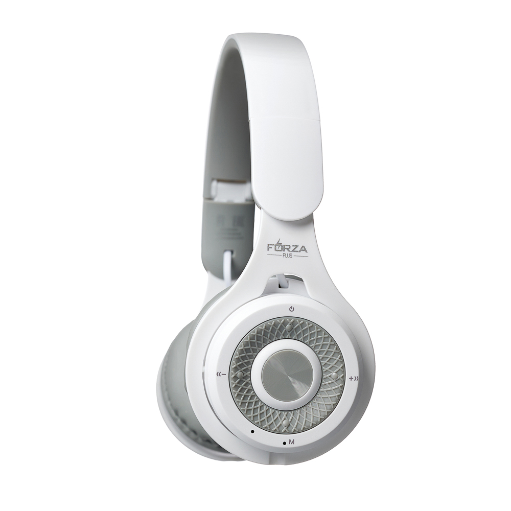 Наушники беспроводные полноразмерные FORZA SoundMate, 250мАч, BT5.3, складные, белые, арт.№ 410-251
