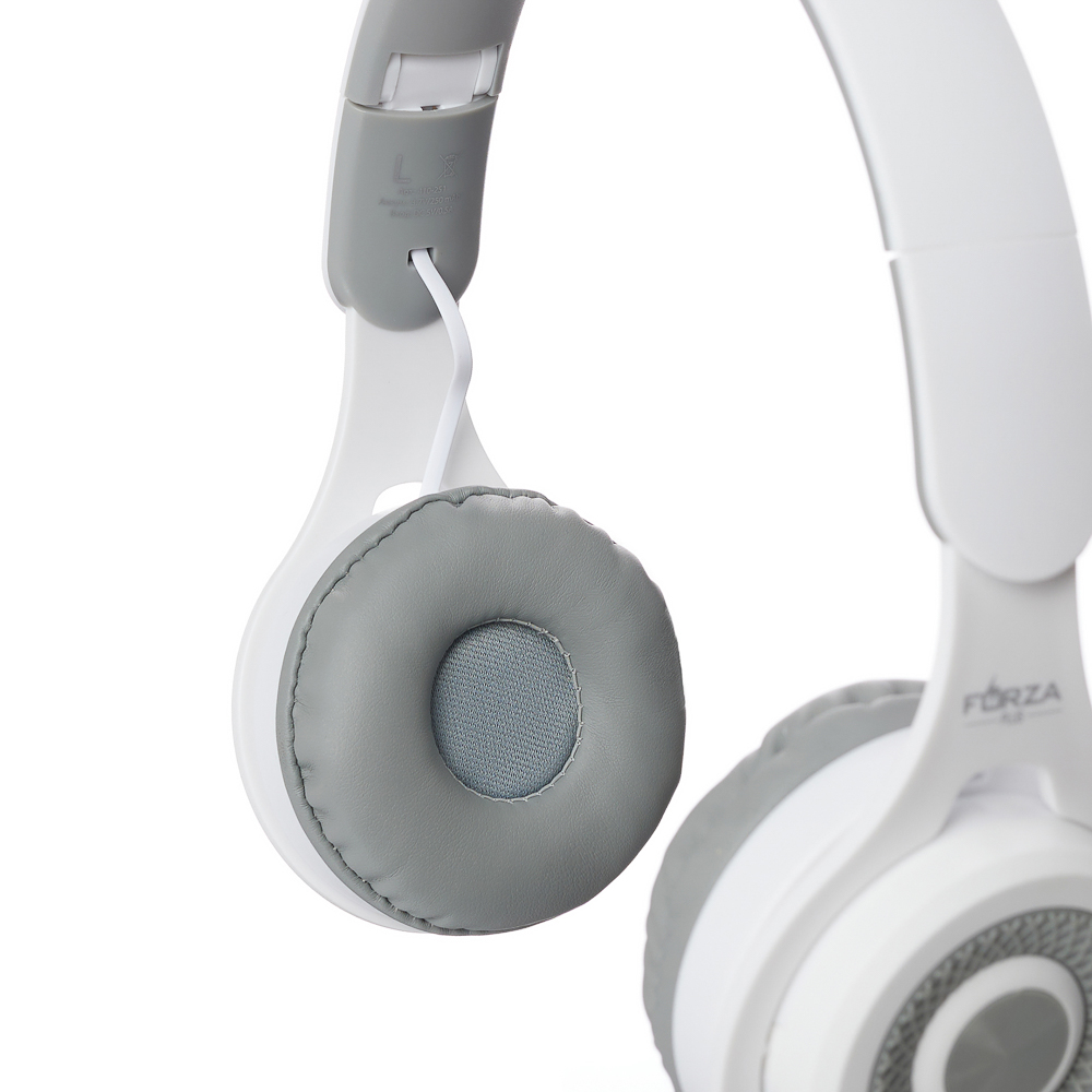 Наушники беспроводные полноразмерные FORZA SoundMate, 250мАч, BT5.3, складные, белые, арт.№ 410-251