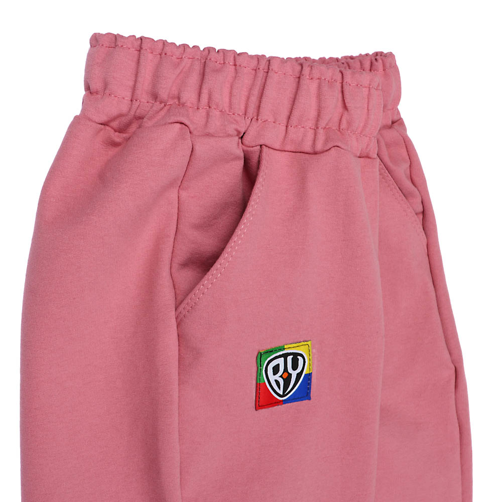 BY Basic Брюки детские, хлопок, цвет розовый, размер 134, арт.№ 833-036