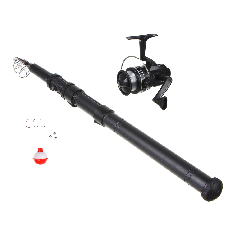 Набор рыболовный тм AZOR FISHING,(Удочка телескоп,1,6м,тест 10-30гр,катушка,леска,поплавок,оснастка), арт.№ 149-111