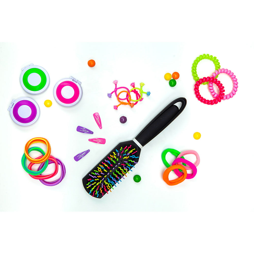 ЮНИLOOK Расческа массажная Радуга с цветными зубчиками, 23,5х4,5см, #21, арт.№ 356-590