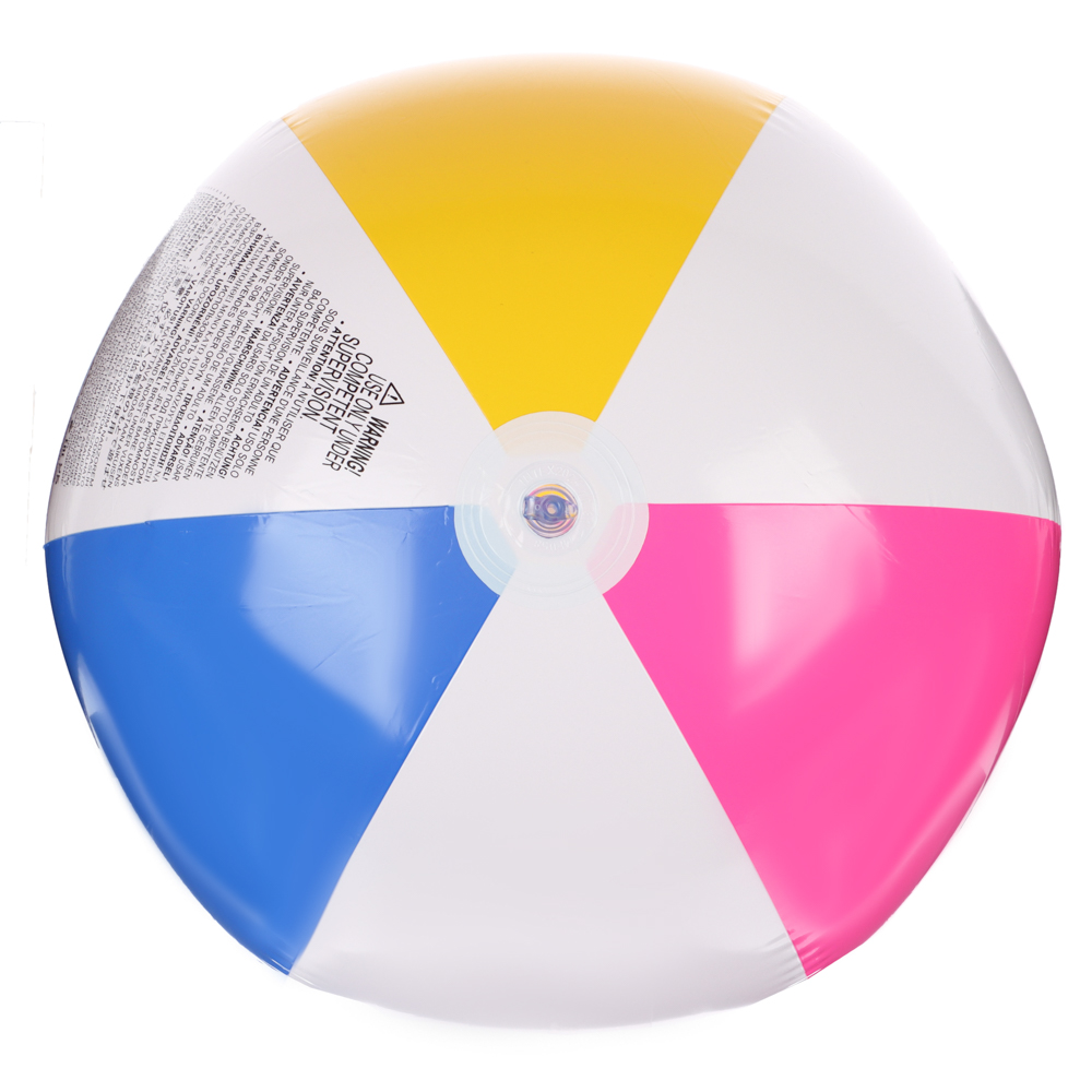 INTEX Мяч пляжный надувной 61см, Дольки, 59030NP, арт.№ 359-196