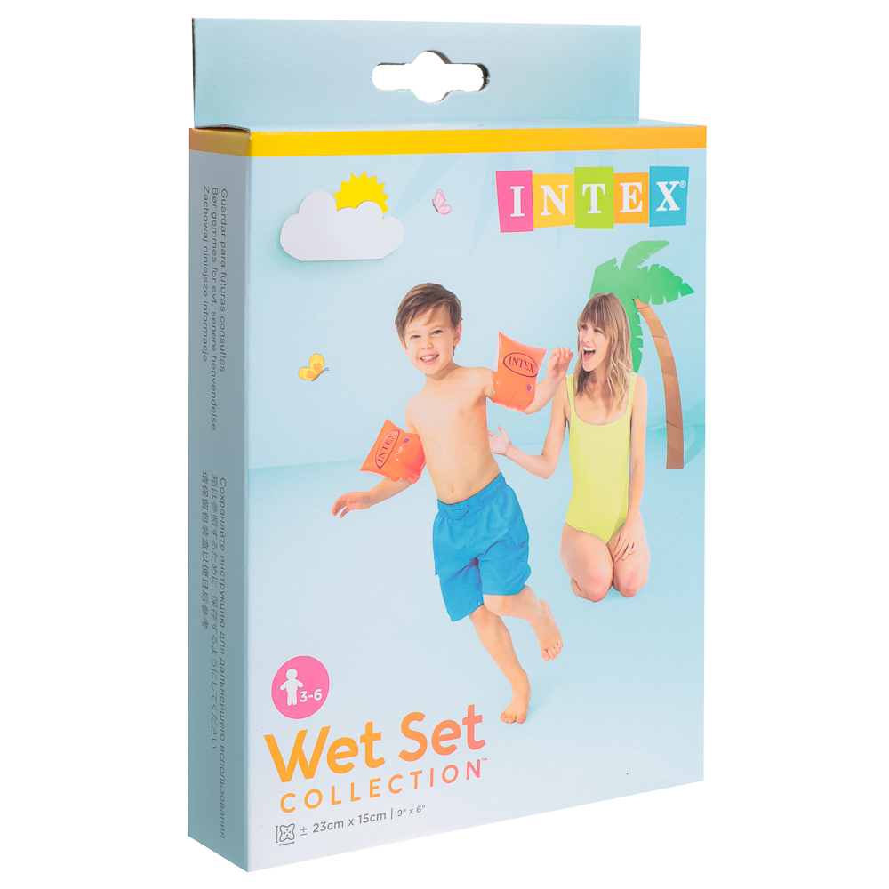 INTEX Нарукавники DELUXE, для 3-6 лет, 23x15см, 58642, 58642EU, арт.№ 359-220